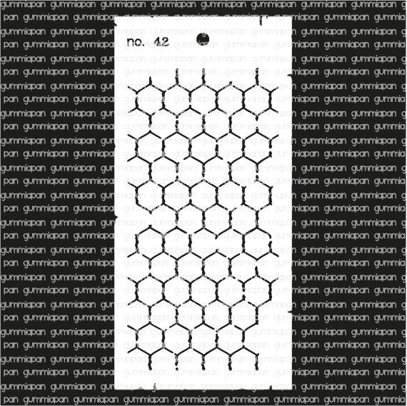 Gummiapan - Stencil No. 42 - Chicken Wire