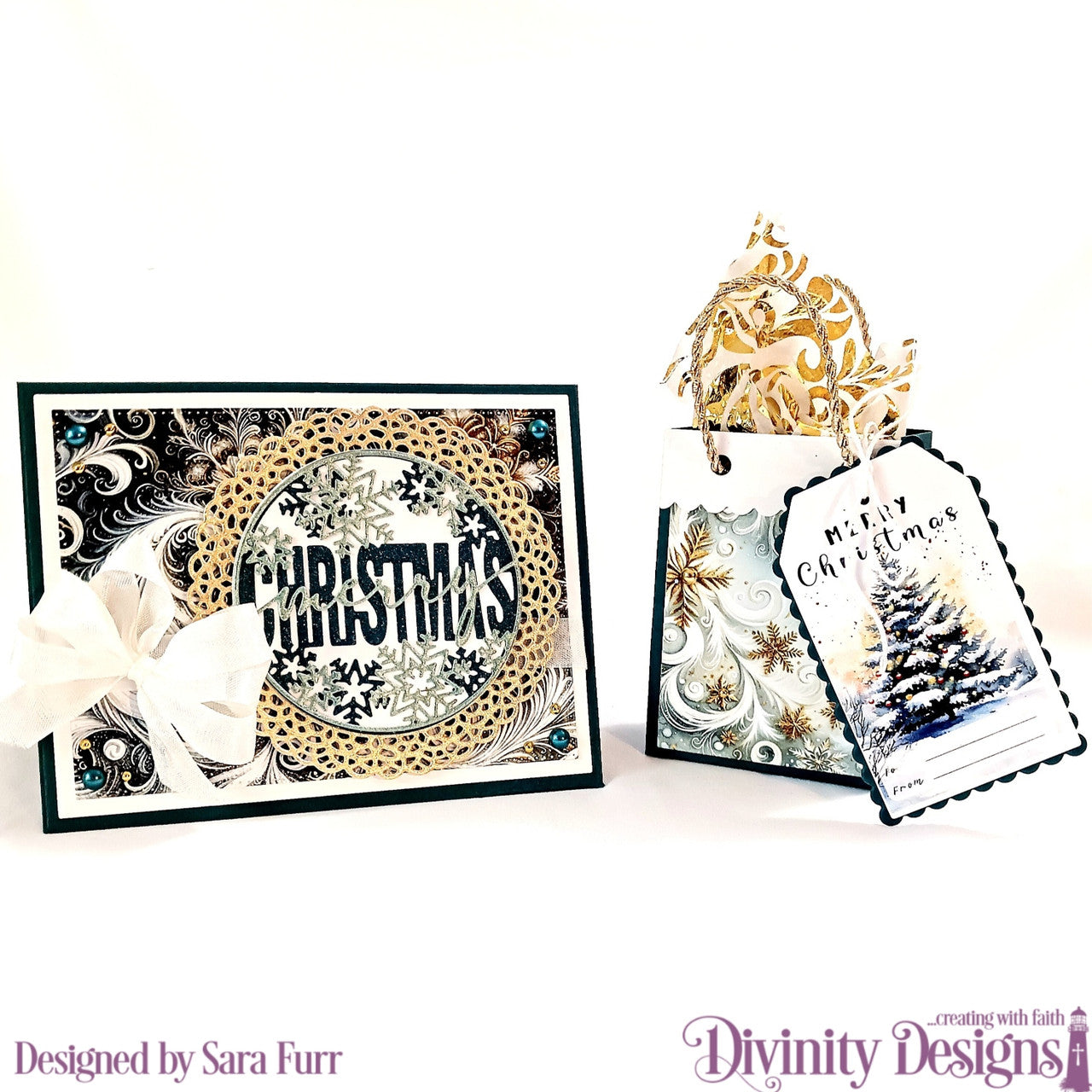 Divinity Designs - Gift Tags - Christmas Trees