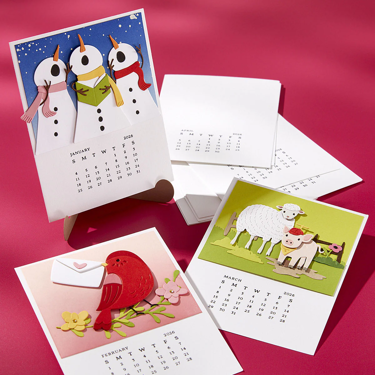 Spellbinders - BetterPress - DIY 2026 Calendar Press Plates