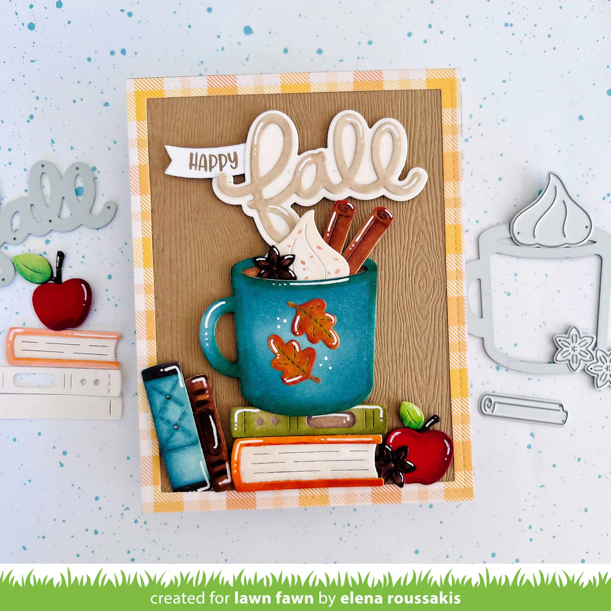 Lawn Fawn - Build-A-Drink Mug Add-On Die Set