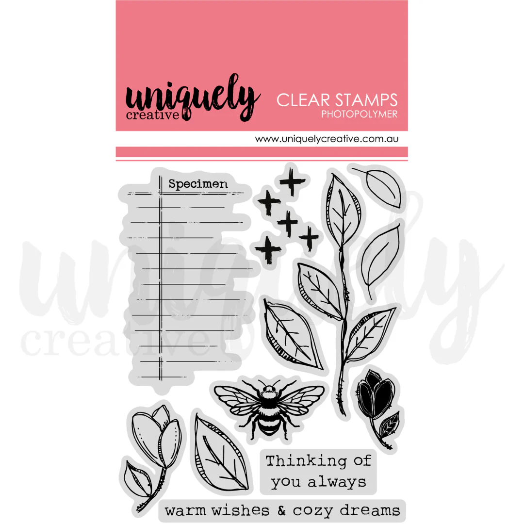 Uniquely Creative - Botanical Art Journal Stamp Set