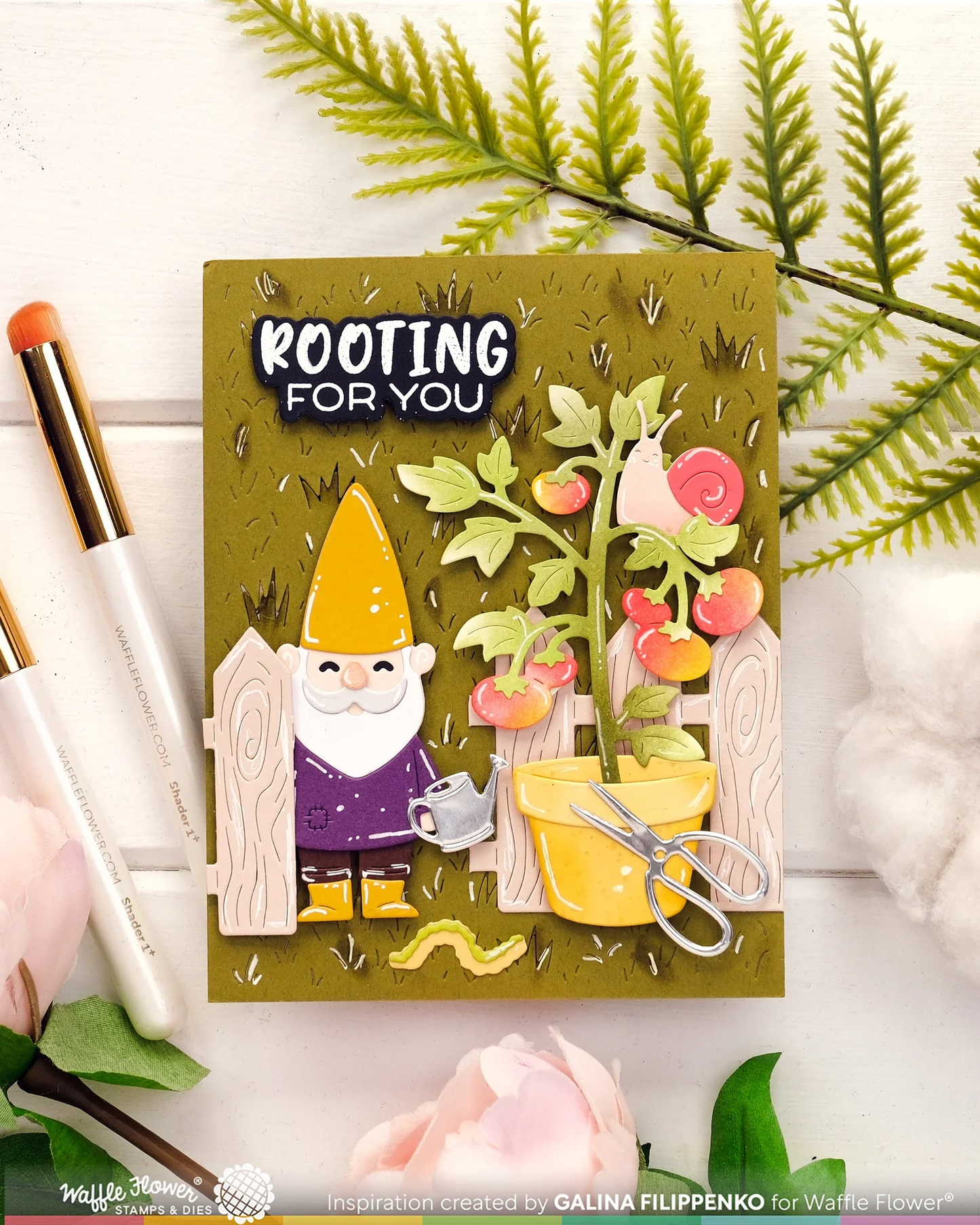 Waffle Flower - Postage Collage - Gardening Add-ons Die