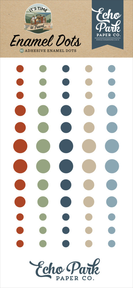 Echo Park - It's Time to Travel - Enamel Dots