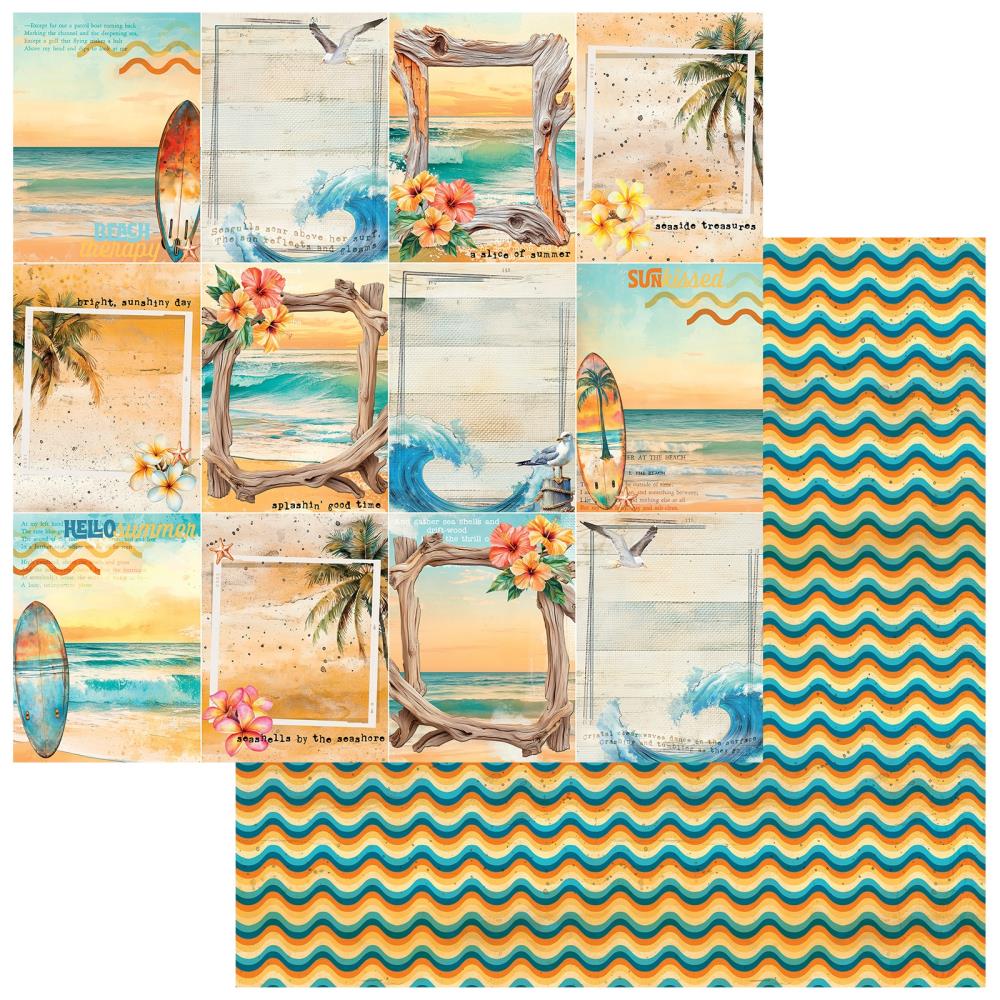 49 and Market - Beach Vibes - Cardstock: Driftwood