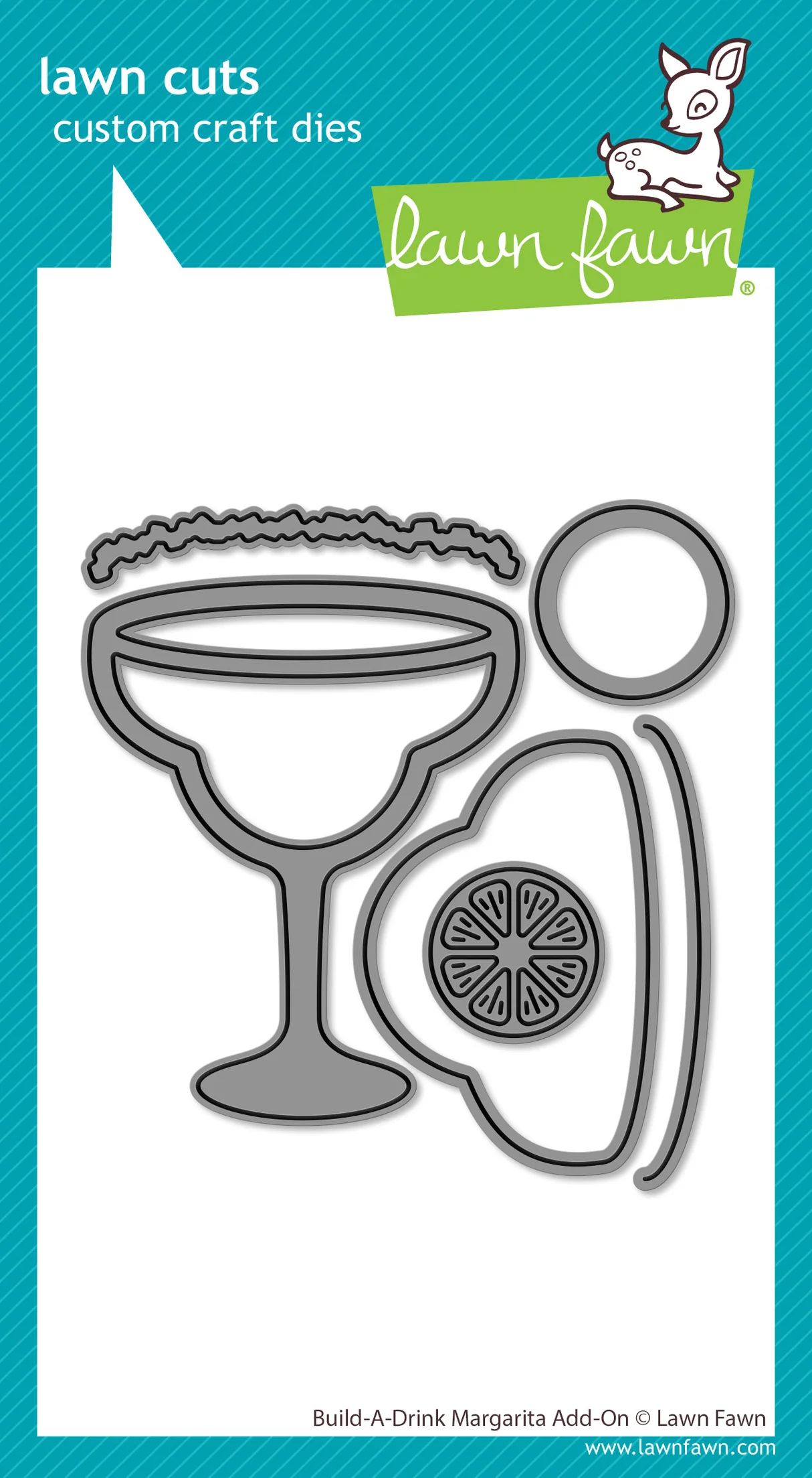 Lawn Fawn - Build-A-Drink Margarita Add-On Die Set