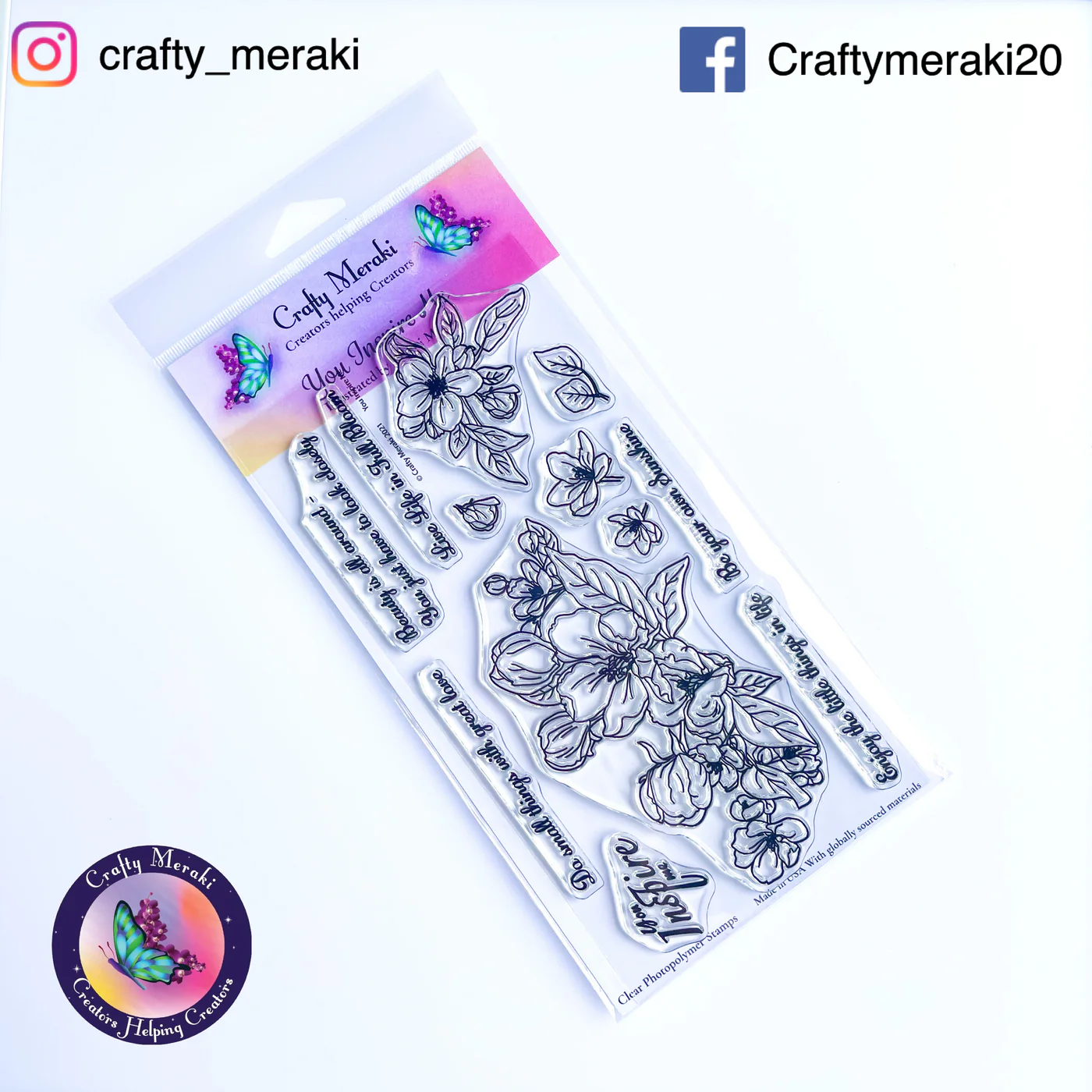 Crafty Meraki - You Inspire Me Stamp Set