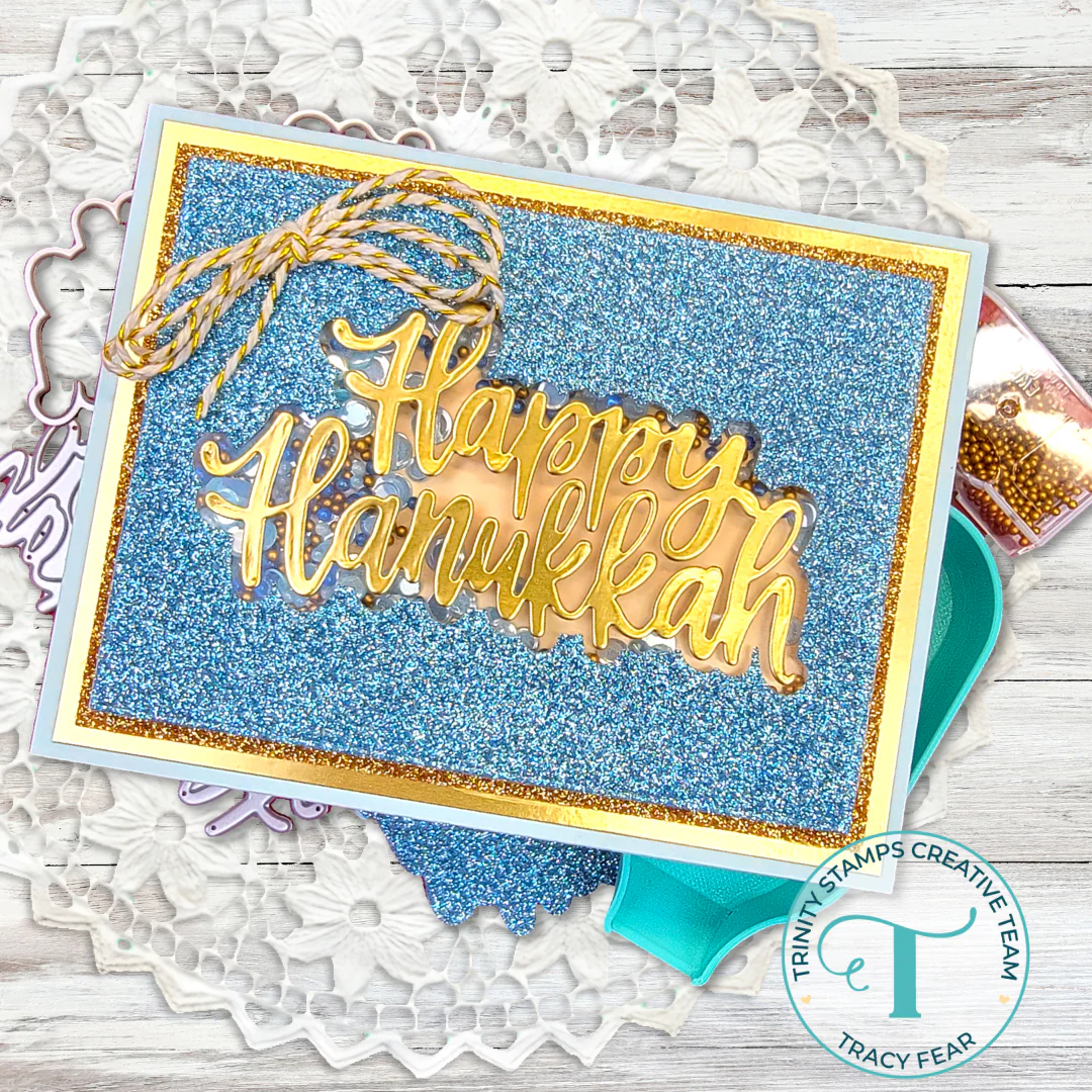Trinity - Large Happy Hanukkah Die Set