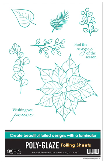 Gina K. - Peaceful Poinsettia - Poly-Glaze