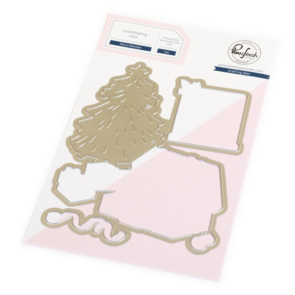 Pinkfresh - Merry Melodies Press Plate, Die & Stencil Bundle