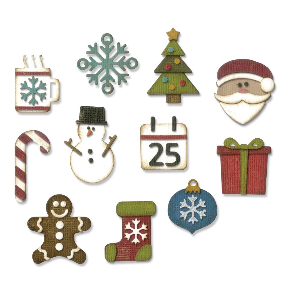 Sizzix - Mini Christmas Things Die Set