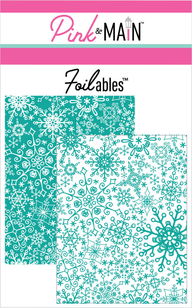 Pink & Main - Snowy Days Foilables Panels