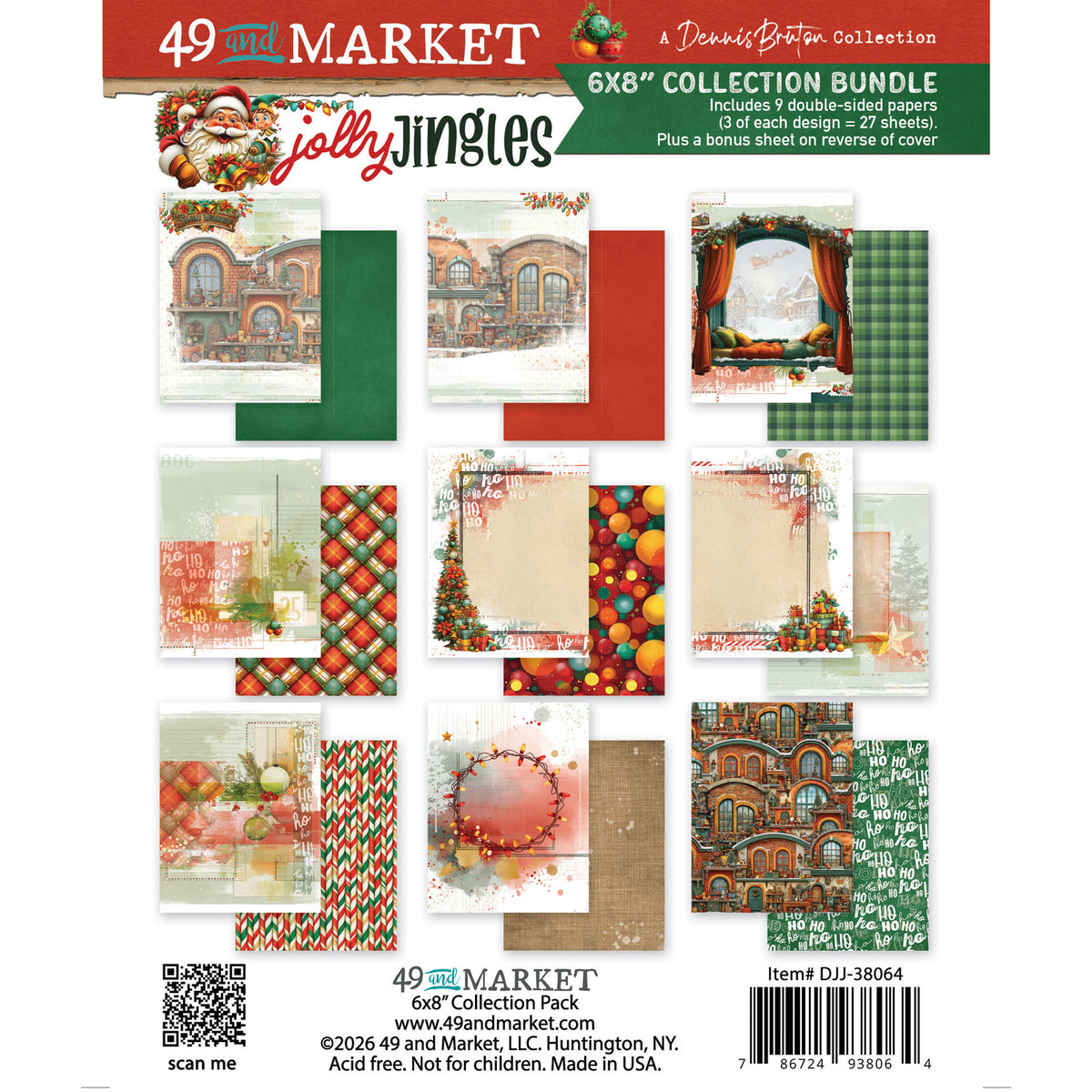 49 and Market - Jolly Jingles - 6x8 Collection Bundle