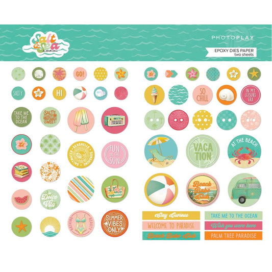 PhotoPlay - Salt & Sea - Epoxy Dies Paper