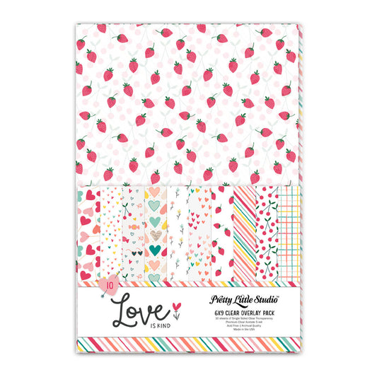 Pretty Little Studio - Love Is Kind - Clear Pack: 6x9