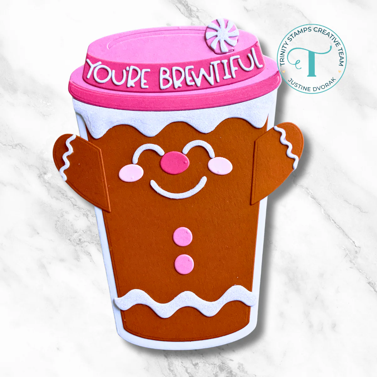 Trinity - Cup Character - Gingerbread Add-On Die Set