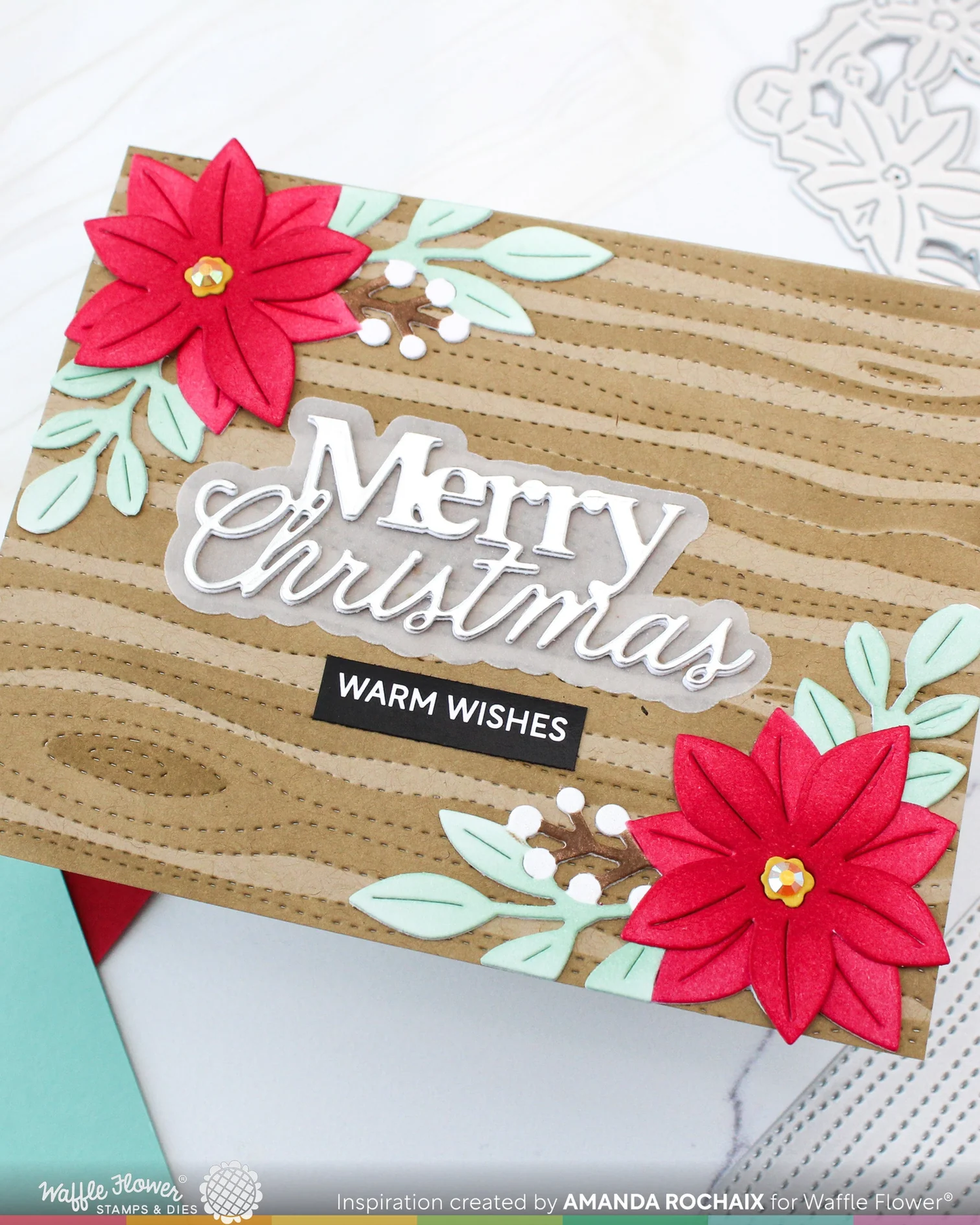 Waffle Flower - Subsentiments Fa La La Diecut