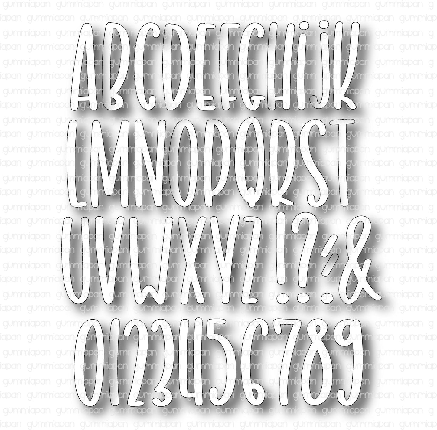 Gummiapan - Alphabet San Francisco Die Sie