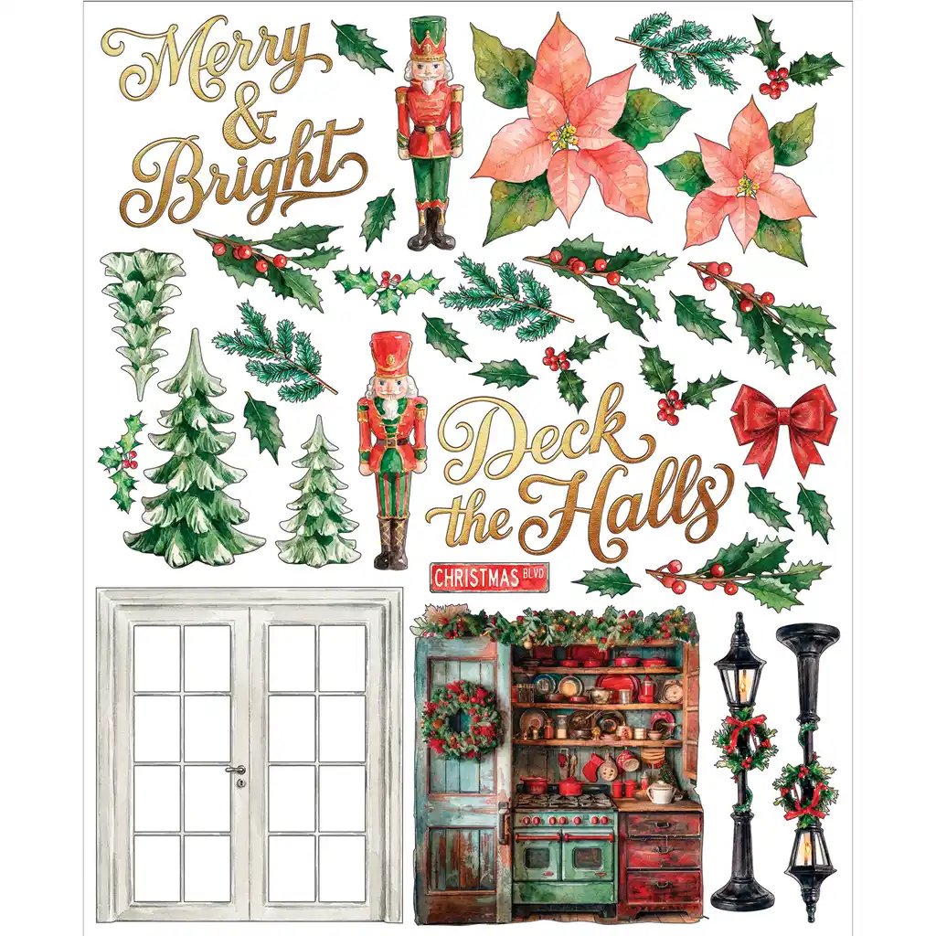 49 and Market - Card Kit - Santa's Winter Village