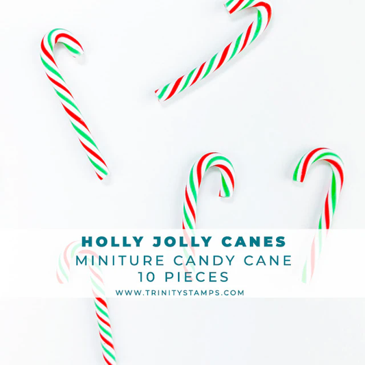 Trinity - Holly Jolly Candy Cane Embellishments