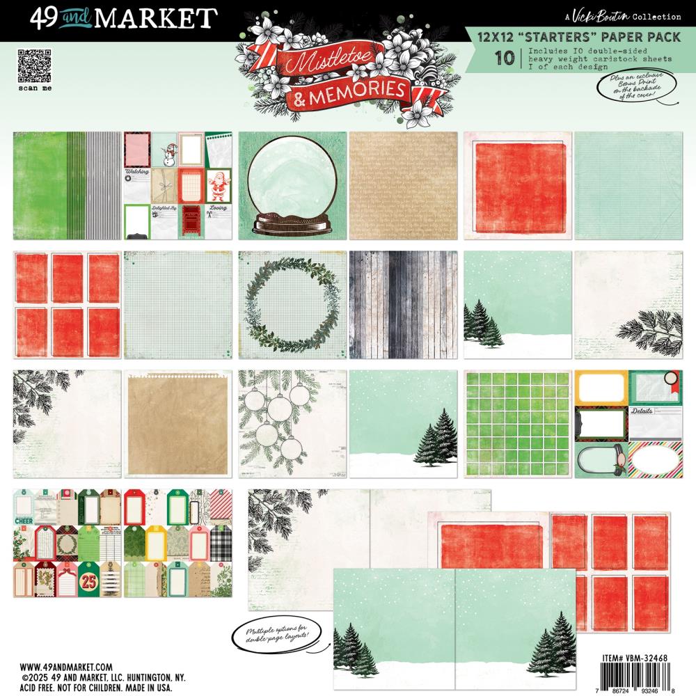 49 and Market - Mistletoe & Memories - Starters Collection Pack