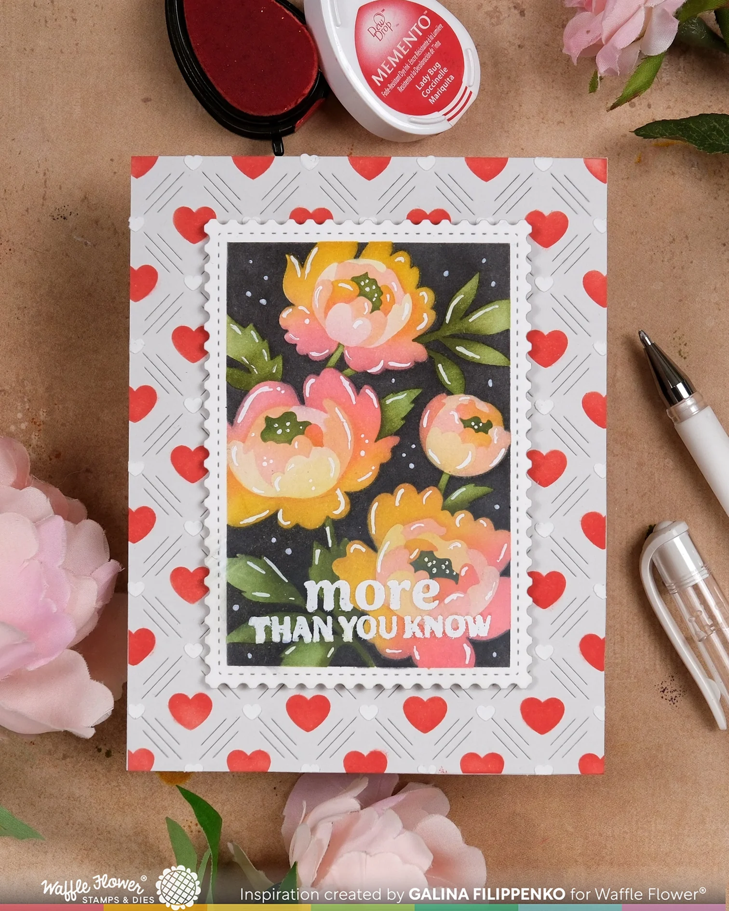 Waffle Flower - Dashed Lattice Texture Die