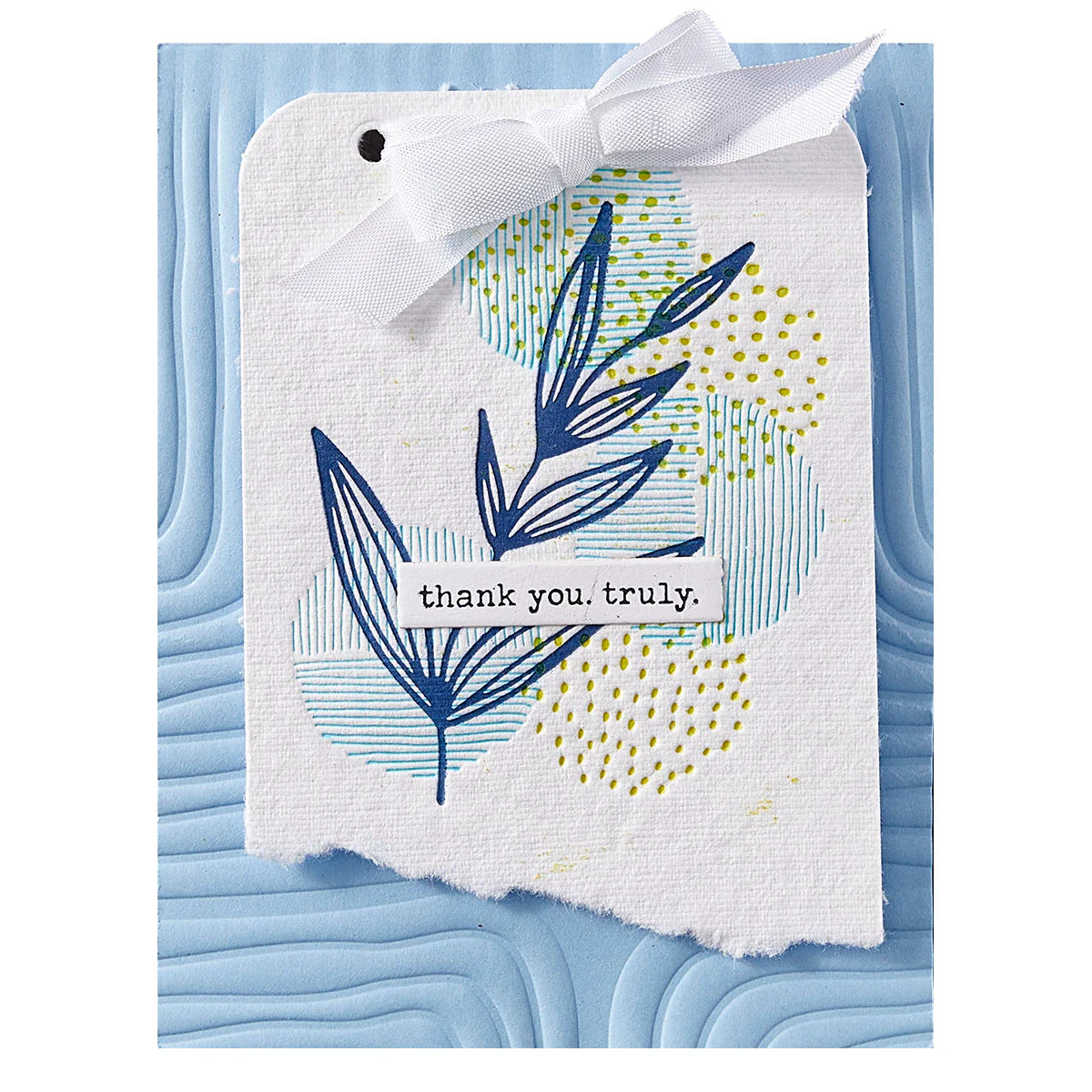Spellbinders - BetterPress - Lined Corners 3D Embossing Folder by Dina Wakley