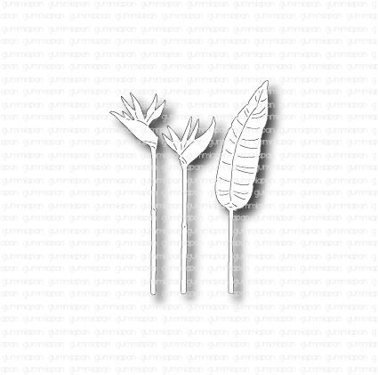 Gummiapan - Small Tropical Flowers Die Set