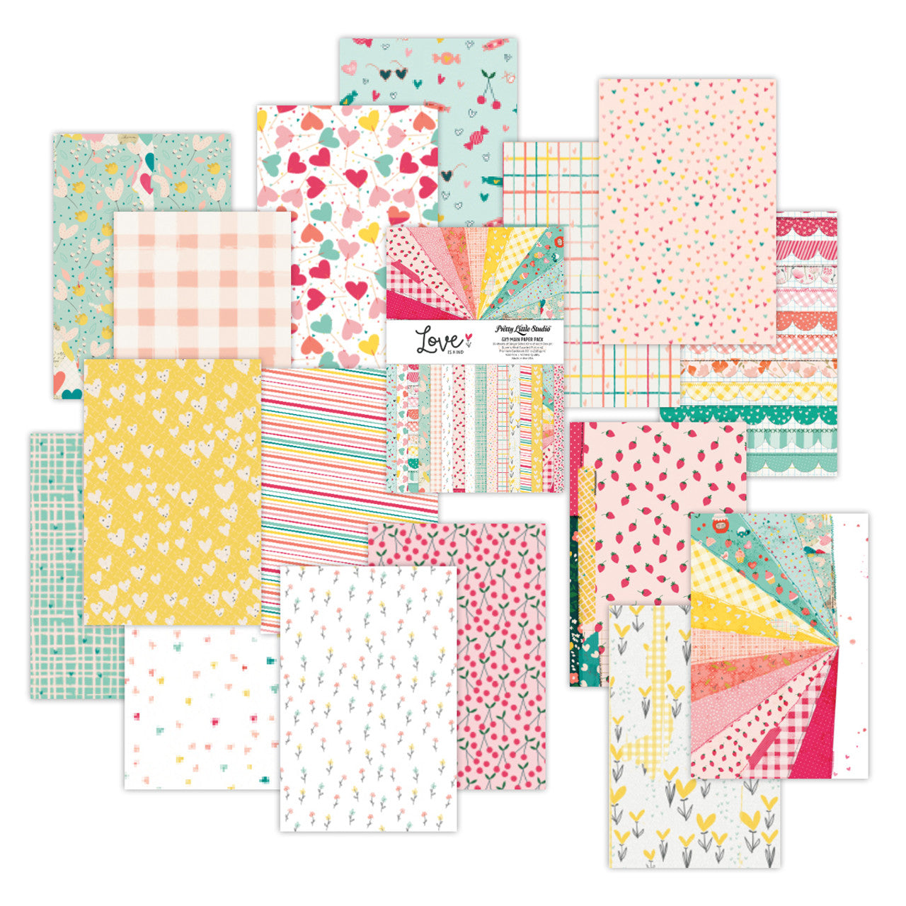 Pretty Little Studio - Love Is Kind - Main Paper Pack: 6x9