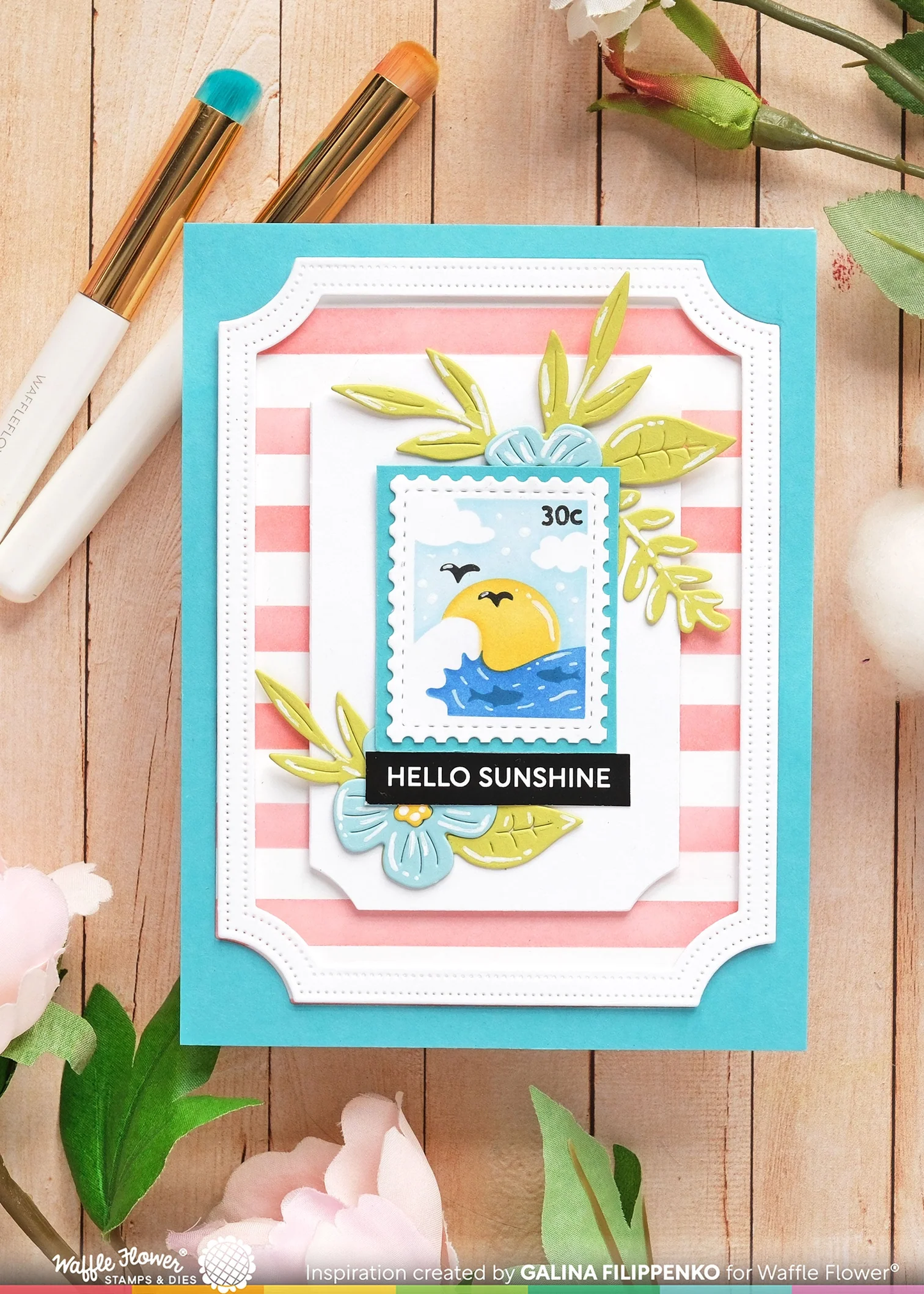 Waffle Flower - Nesting Piercing Ticket Frames Die Set