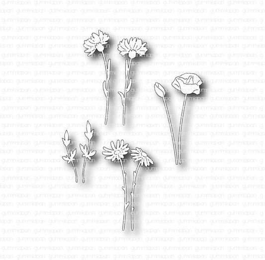 Gummiapan - Small Midsummer Flowers Die Set