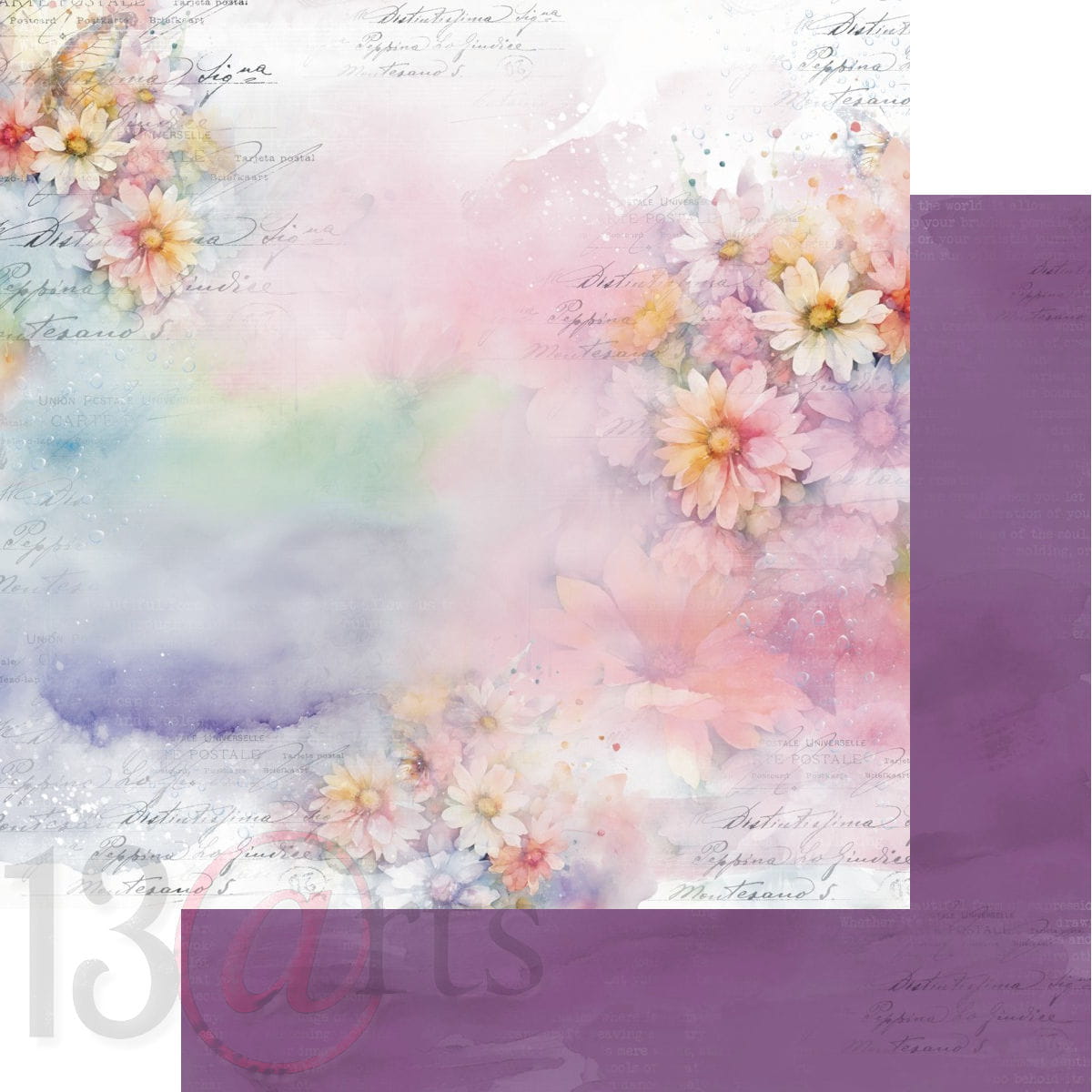 13Arts - Flow With Colors - 12x12 Paper Pack