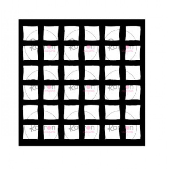 RonRon Designs - Stencil - Imperfect Squares