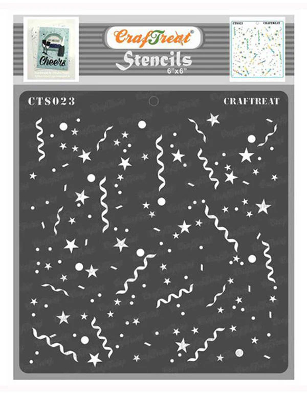 CrafTreat - Confetti Stencil