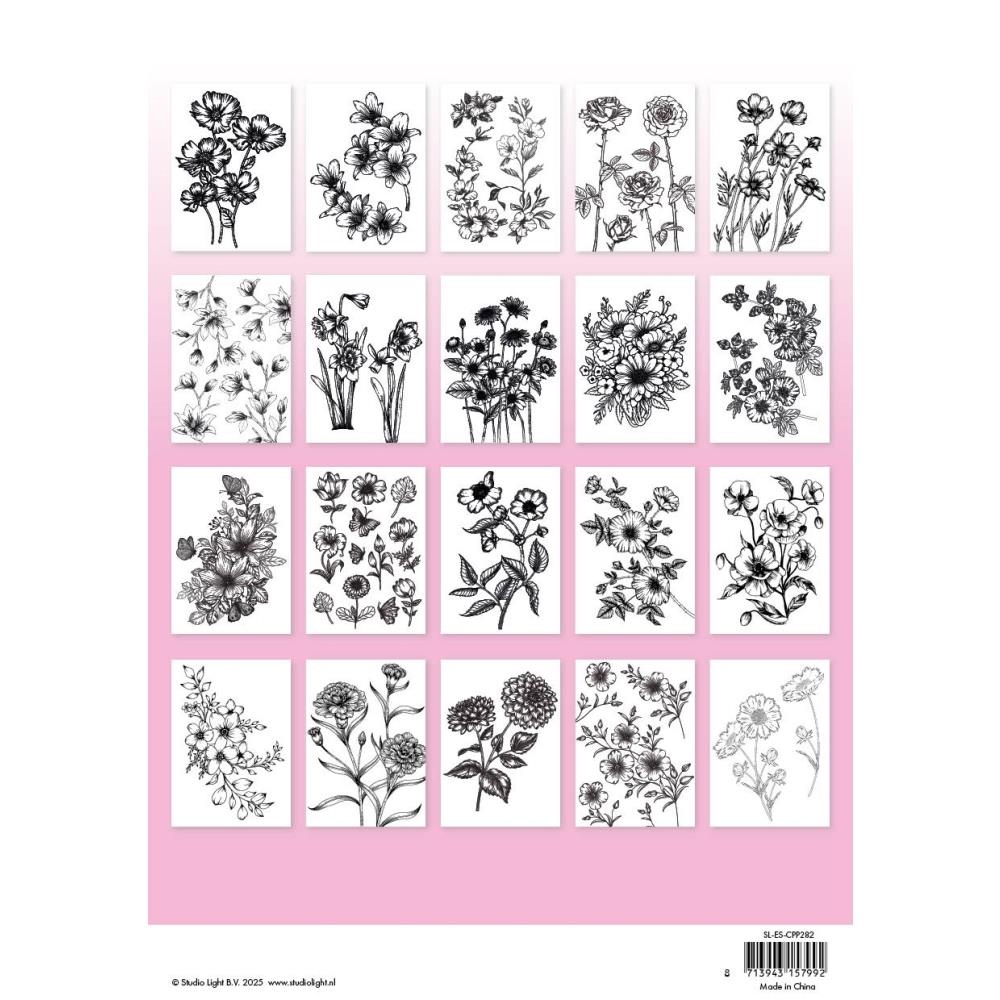 Studio Light - Coloring Pages - Flowers