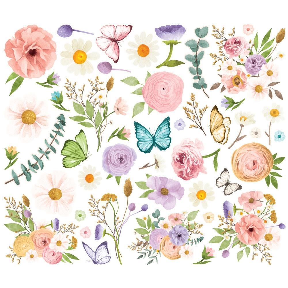 Simple Stories - Simple Vintage Flower Shoppe - Floral Bits & Pieces