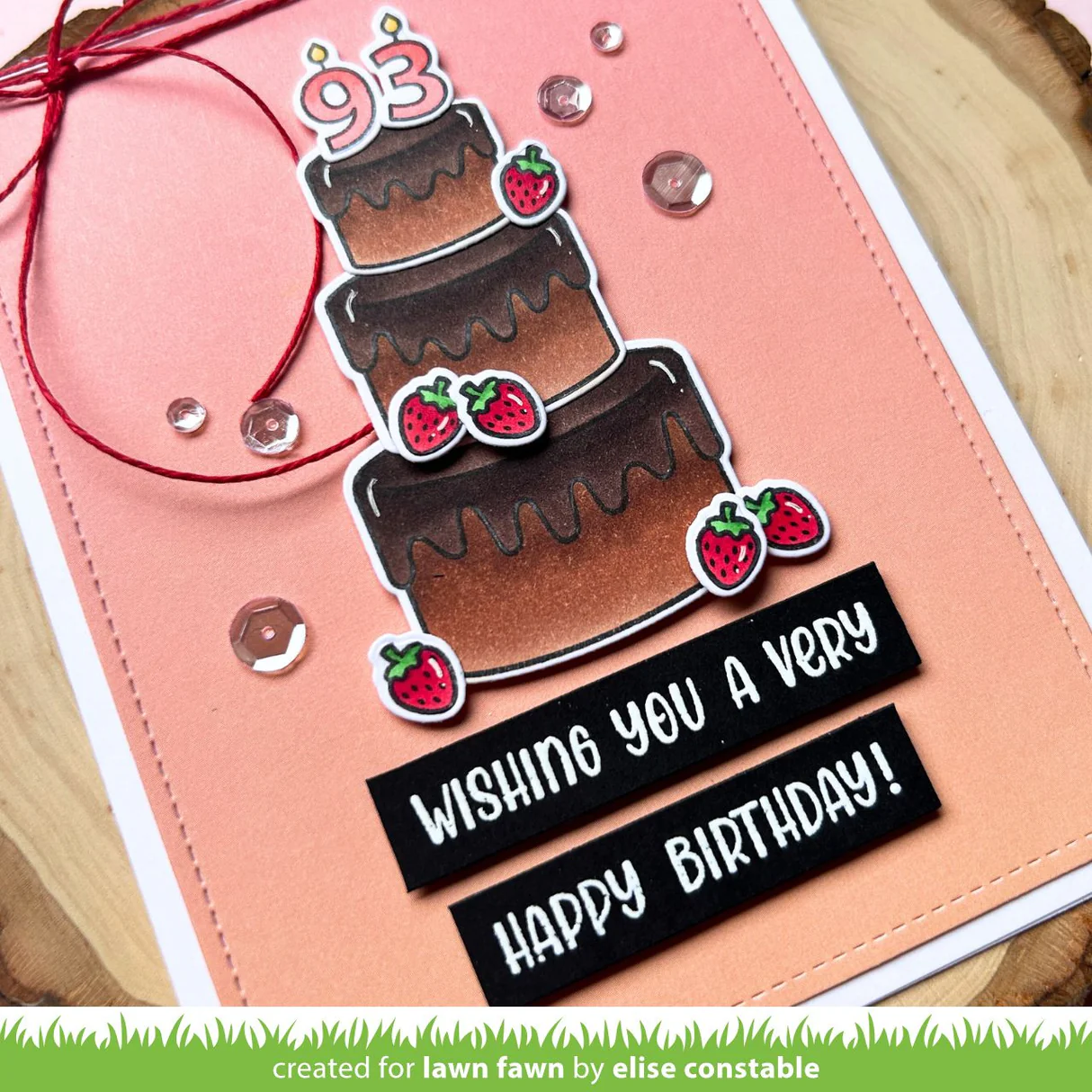 Lawn Fawn - Henry's Build-A-Sentiment: Birthday Stamp Set