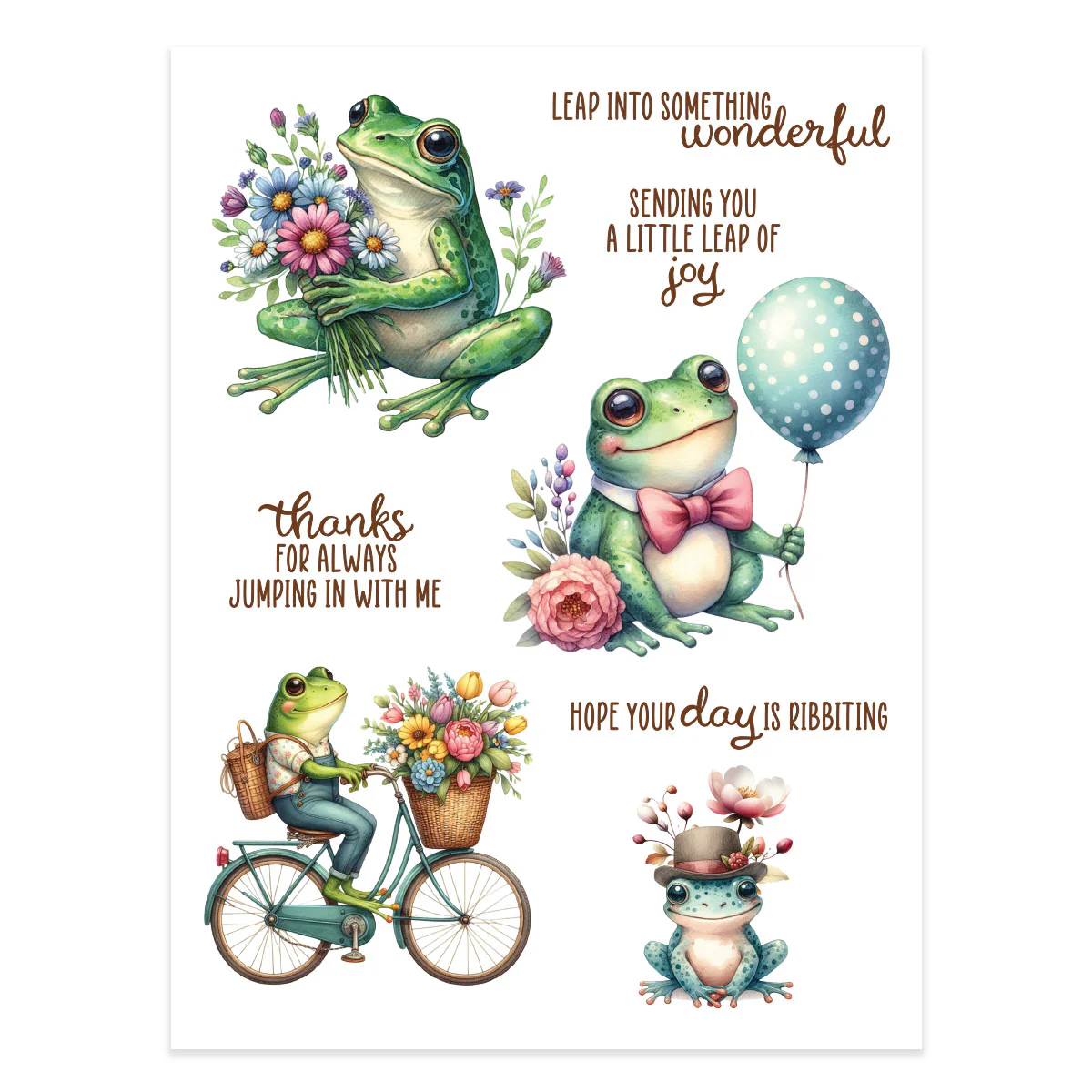 Spellbinders - Little Leaps Rub-Ons