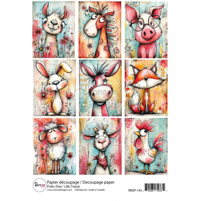 RonRon Designs - Rice Paper - Little Friends