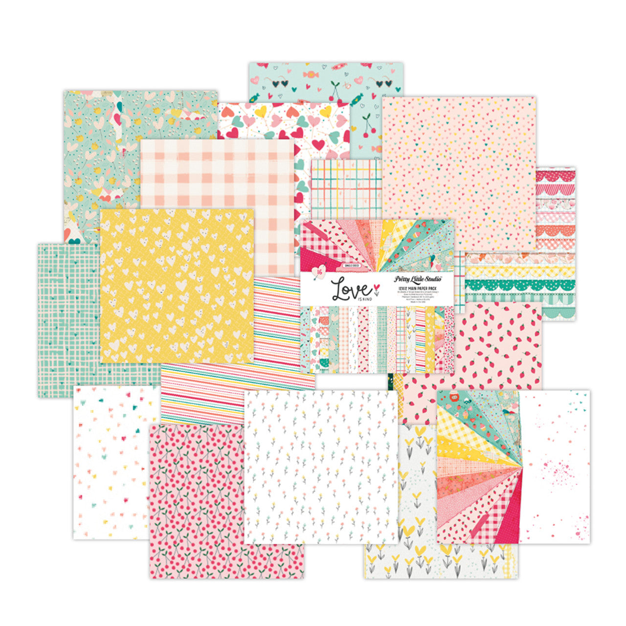 Pretty Little Studio - Love Is Kind - Main Paper Pack: 12x12