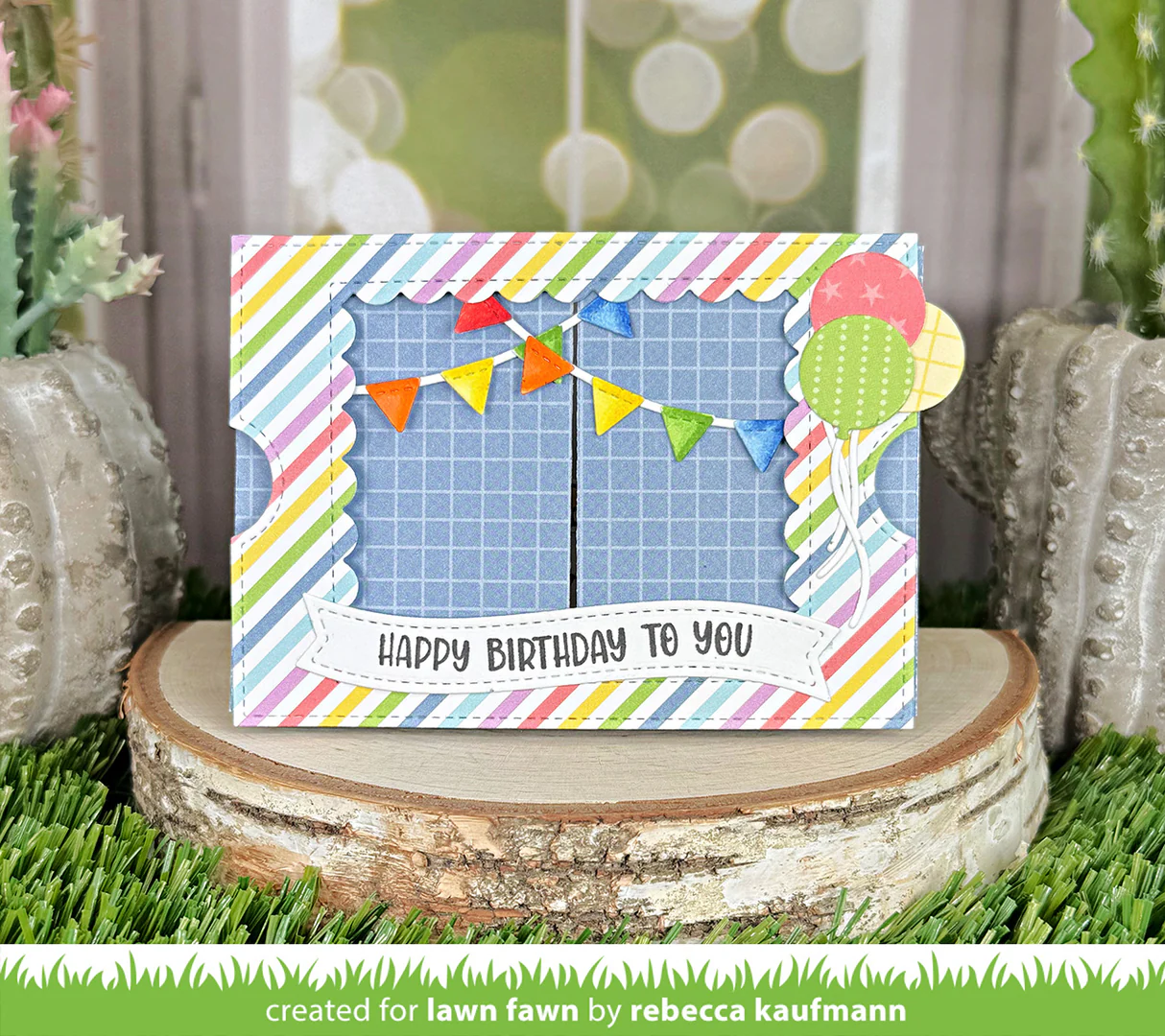 Lawn Fawn - Ta-Da! Diorama! Scalloped Window Add-On Die Set