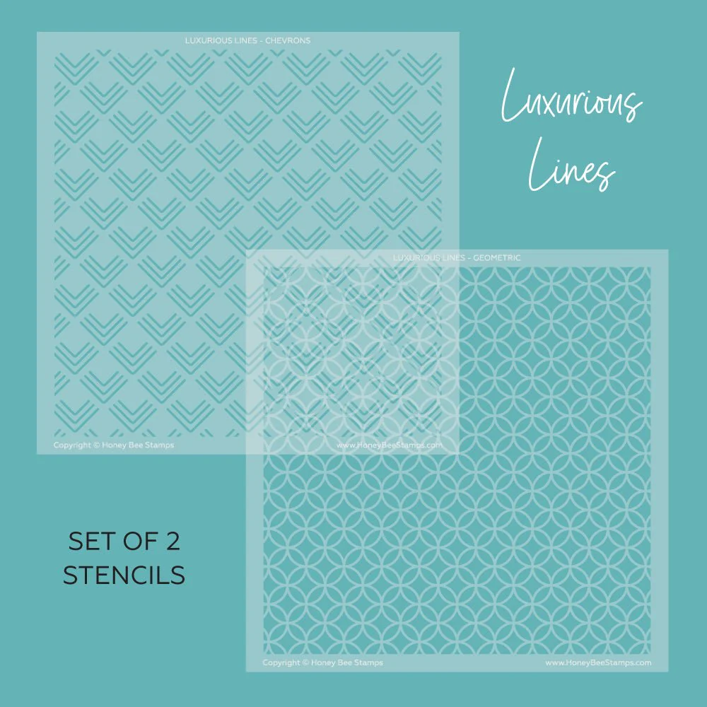Honey Bee - Luxurious Lines Stencil Set