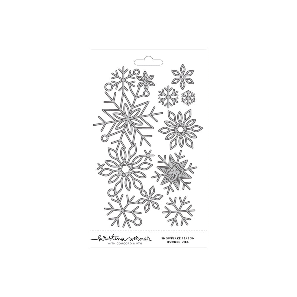 Concord & 9th - Snowflake Season Border Die Set by Kristina Werner