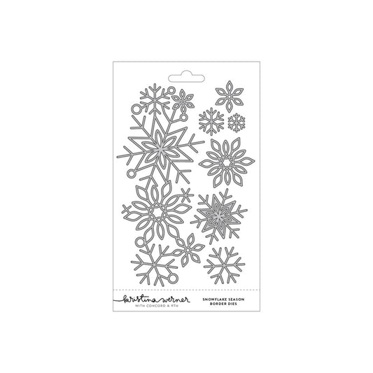 Concord & 9th - Snowflake Season Border Die Set by Kristina Werner