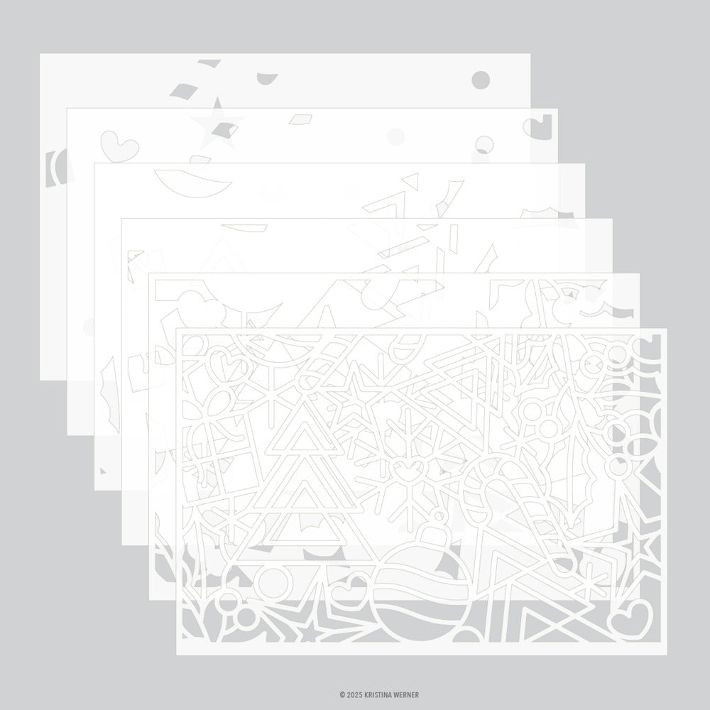 Concord & 9th - Holiday Icons Stencil Set by Kristina Werner