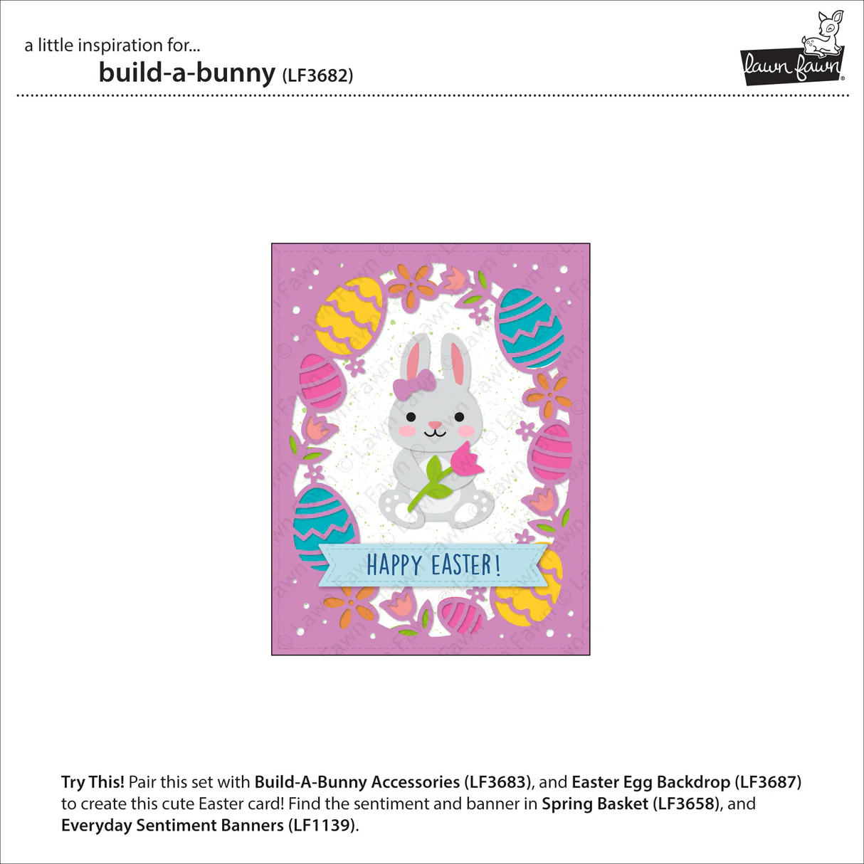 Lawn Fawn - Build-A-Bunny Die Set
