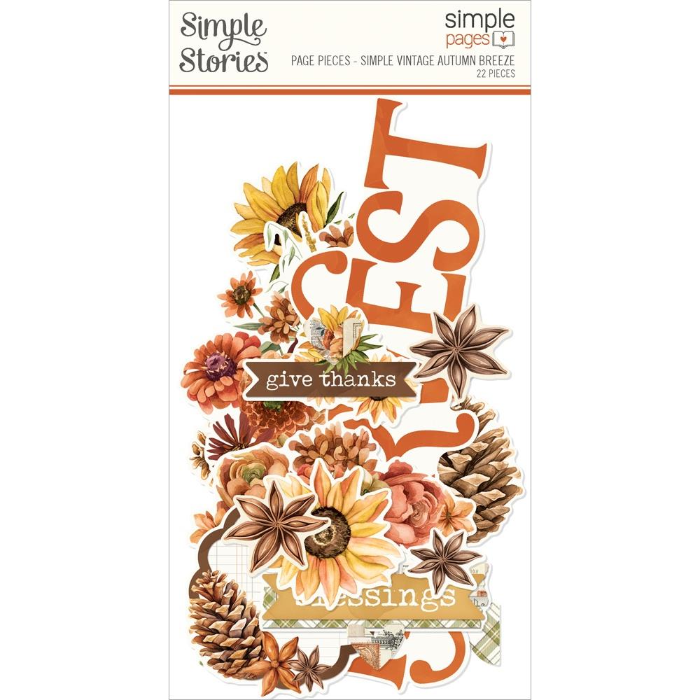 Simple Stories - Simple Vintage Autumn Breeze - Page Pieces