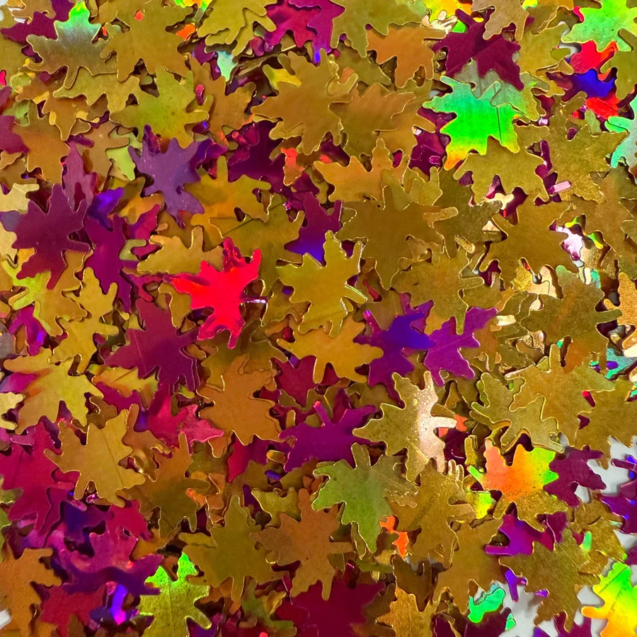 Lawn Fawn - Tiny Treasures - Fall Leaf Confetti