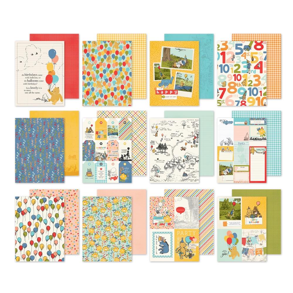 Simple Stories - Say Cheese Classic Pooh Birthday - 6x8 Paper Pad