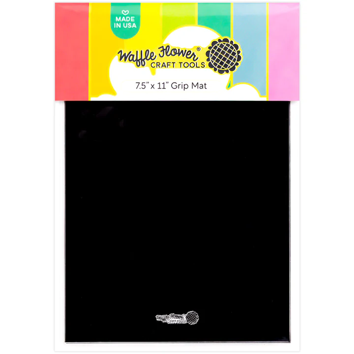 Waffle Flower - Grip Mat - Black: 7.5"x11"