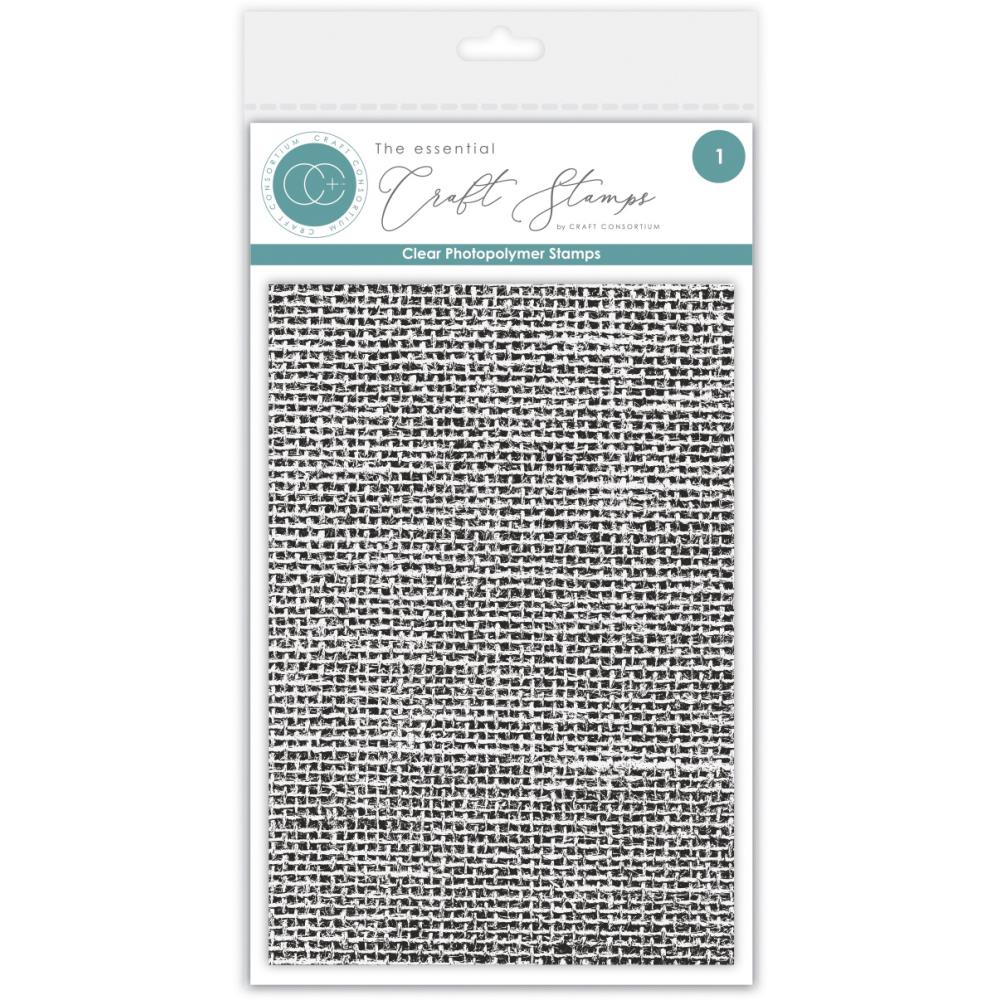 Craft Consortium - Hessian Testure Stamp